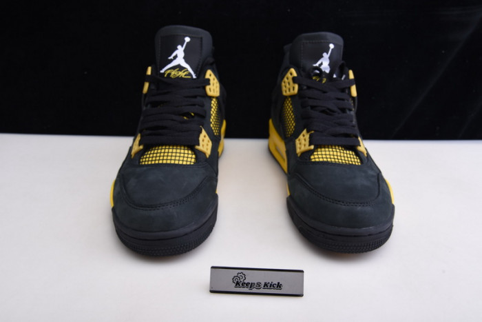 air jordan 4 retro thunder 308497-008 （box updated)