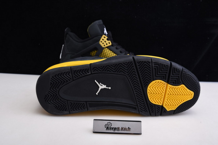 air jordan 4 retro thunder 308497-008 （box updated)