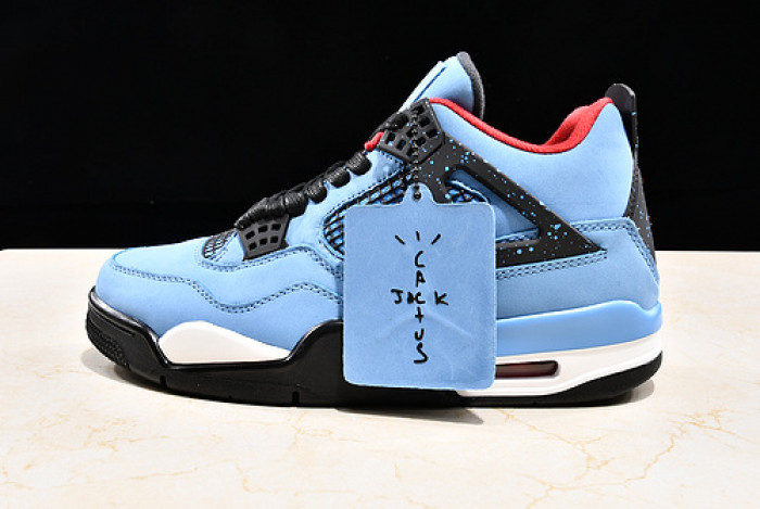 air jordan 4 retro "travis scott - cactus jack" - 308497 406