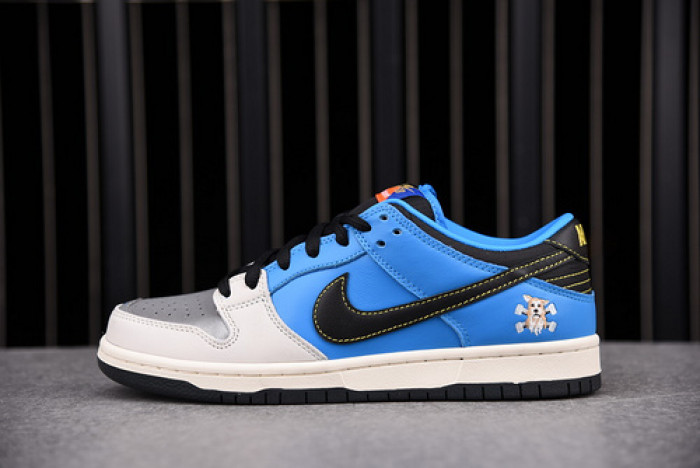 instant skateboards x nike sb dunk low shoes cz5128-400