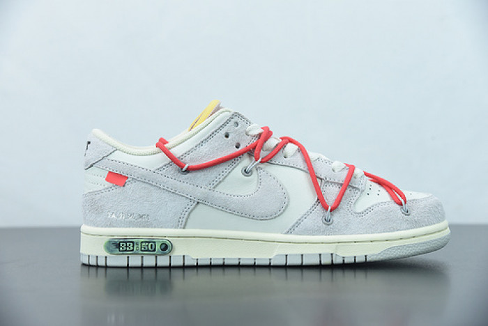 ow x dunk low ''lot 33 of 50''