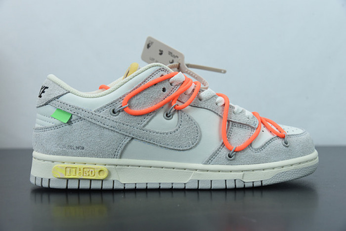 ow x dunk low ''lot 11 of 50''